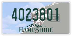 4023801  license plate in NH