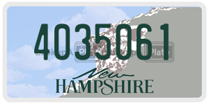4035061  license plate in NH