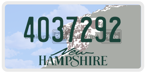 4037292  license plate in NH