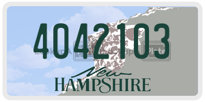 4042103  license plate in NH