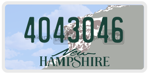 4043046  license plate in NH