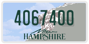 4067400  license plate in NH
