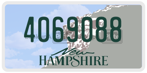 4069088  license plate in NH