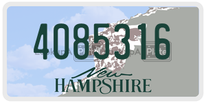 4085316  license plate in NH