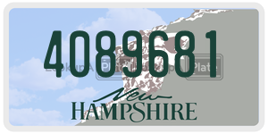4089681  license plate in NH