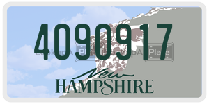 4090917  license plate in NH