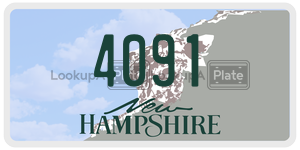 4091  license plate in NH
