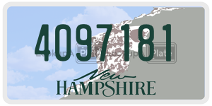 4097181  license plate in NH