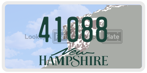 41088  license plate in NH