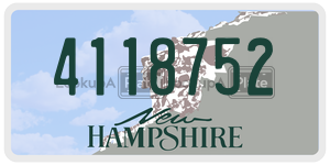4118752  license plate in NH
