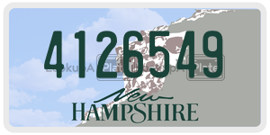 4126549  license plate in NH