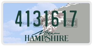 4131617  license plate in NH