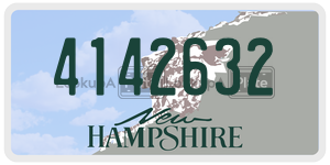 4142632  license plate in NH