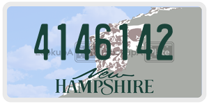 4146142  license plate in NH