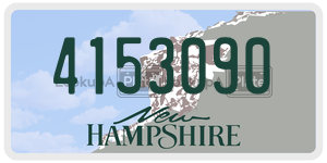 4153090  license plate in NH