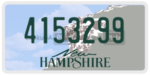 4153299  license plate in NH