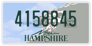 4158845  license plate in NH
