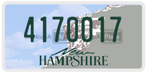 4170017  license plate in NH