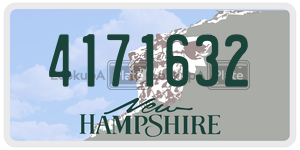 4171632  license plate in NH