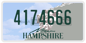 4174666  license plate in NH