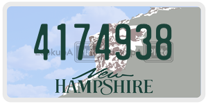 4174938  license plate in NH