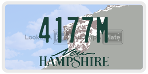 4177M license plate in New Hampshire