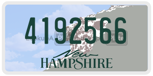 4192566  license plate in NH