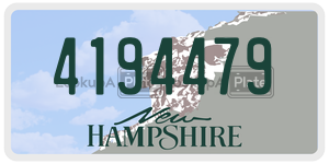 4194479  license plate in NH