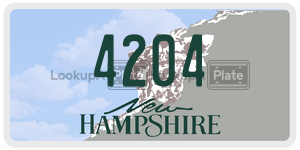 4204  license plate in NH