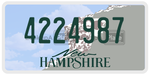 4224987  license plate in NH