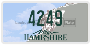 4249  license plate in NH