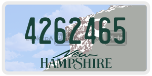 4262465  license plate in NH