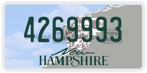 4269993  license plate in NH
