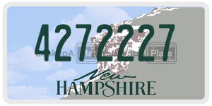 4272227  license plate in NH