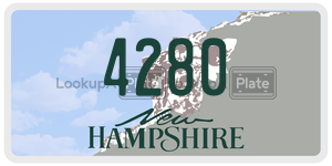 4280  license plate in NH