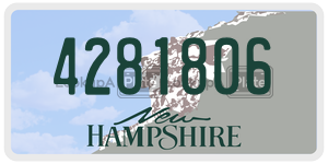 4281806  license plate in NH