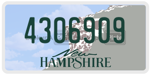 4306909  license plate in NH