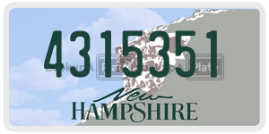 4315351  license plate in NH