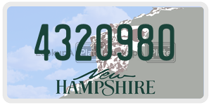 4320980  license plate in NH