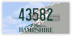 43582  license plate in NH