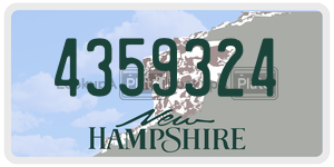 4359324  license plate in NH