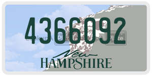 4366092  license plate in NH