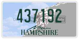 437192  license plate in NH