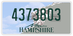 4373803  license plate in NH