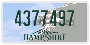 4377497  license plate in NH
