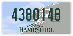 4380148  license plate in NH