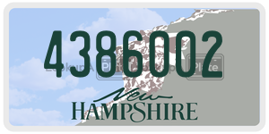 4386002  license plate in NH