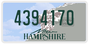 4394170  license plate in NH