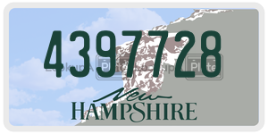 4397728  license plate in NH