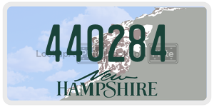 440284  license plate in NH